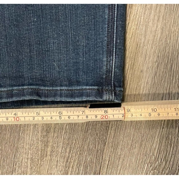 Duluth Trading Double Flex Jeans Women's 20W Relaxed Straight Leg Carpenter Dark - Picture 7 of 8